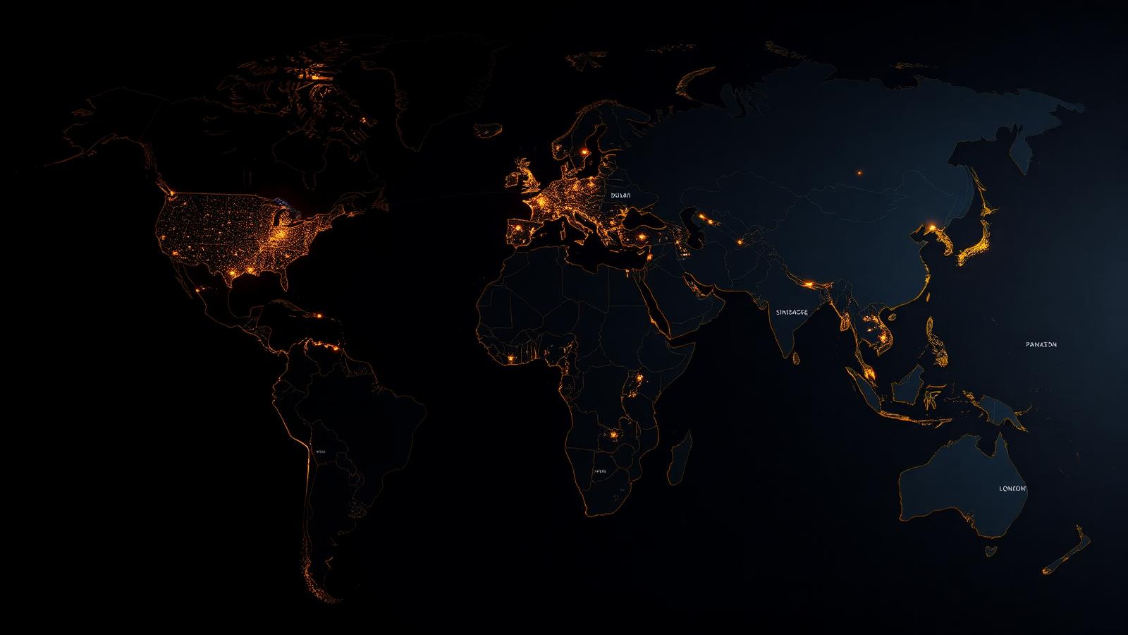 Global maritime chapter map